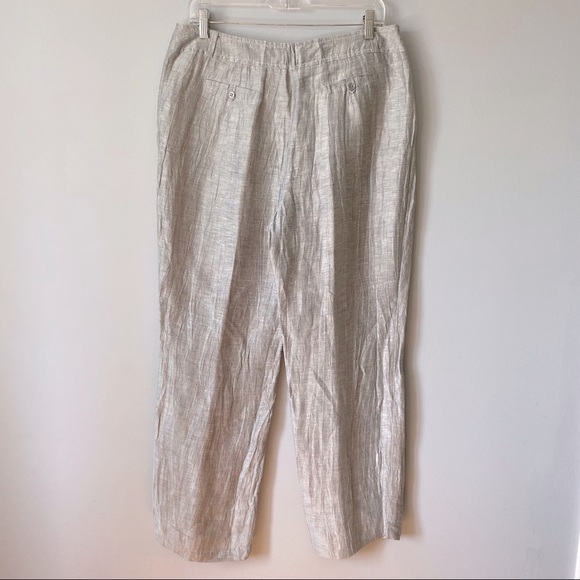Gerry Webber womens silver grey wrinkle effect pants - size 12 - Picture 2 of 14